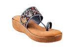 Trendz Ladies Black Chappal (Trnz C D250313)