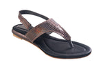 Trendz Ladies Gun Metal Sandal
