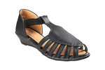 Titas Ladies Black Sandal (Trnz S 241210)