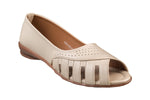 Titas Ladies Cream Sandal (Trnz S 241211)