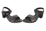 Titas Ladies Black / Beige Sandal (Trnz S 241208)