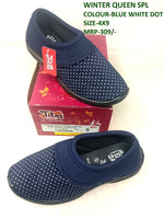 Winter Queen Spl-Blue/White Dot