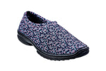 Titas Ladies Blue / Pink Print Canvas Shoe