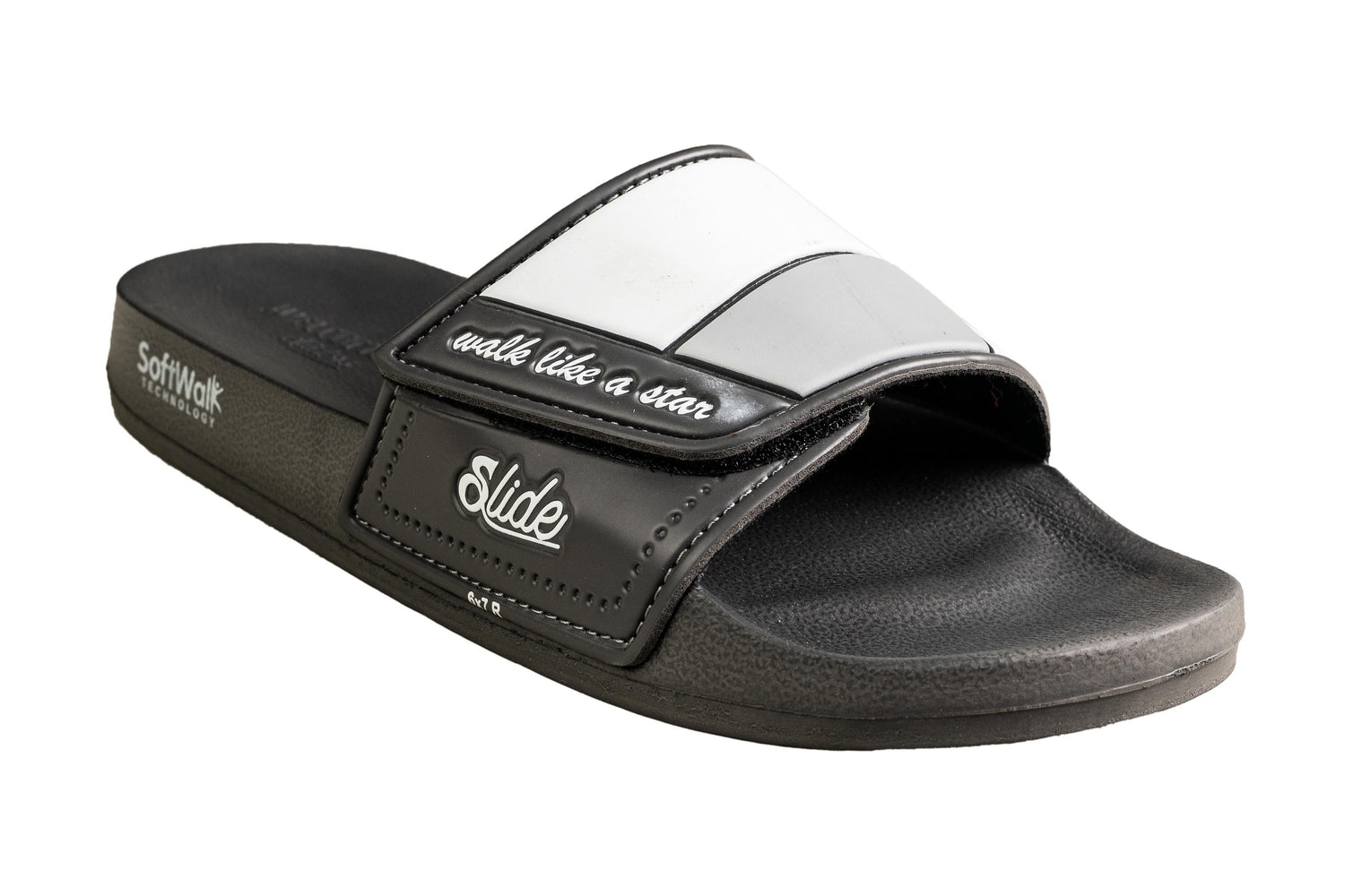 Welcome Gents Grey Sliders