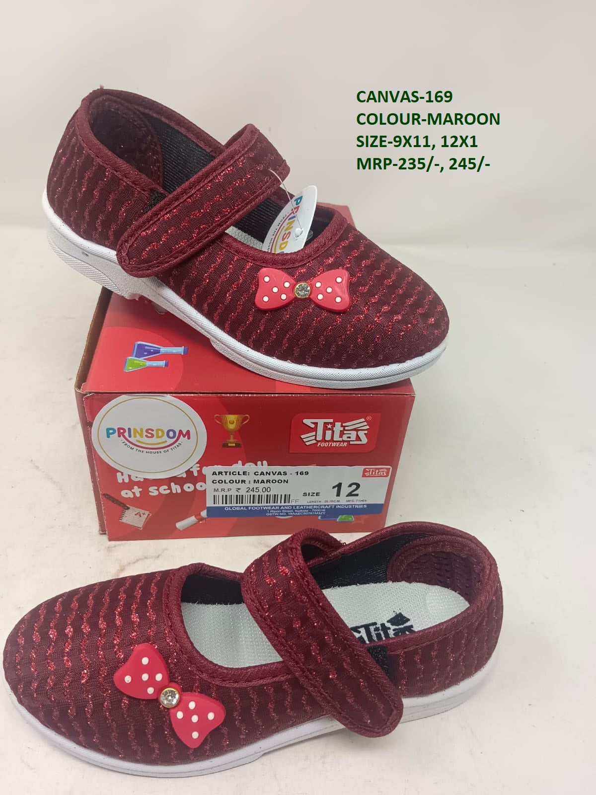 Canvas 169 - Maroon
