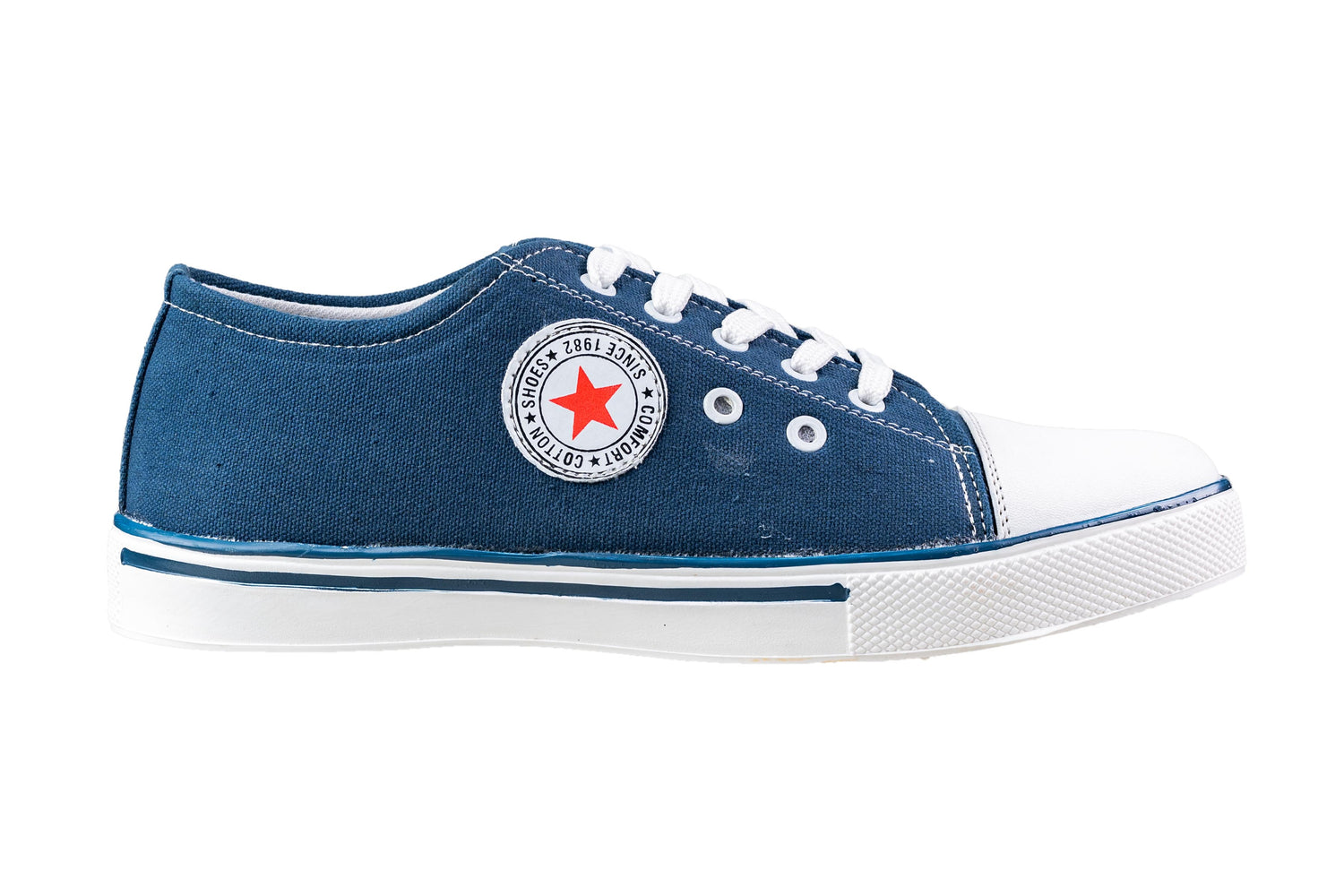 Titas Gents Blue Canvas Shoe