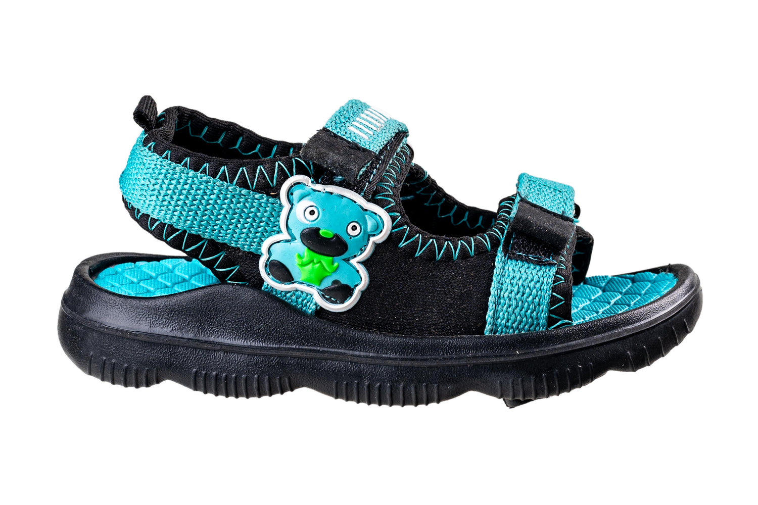 Strap On Children Black / C. Green Kito