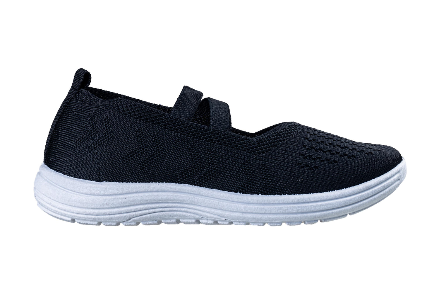 Comfort Walk Ladies Black Sports Shoe