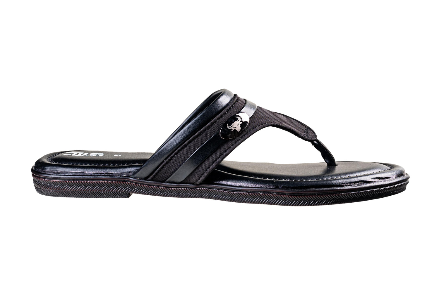 Titas Ladies Black Chappal (Cs C 230824)
