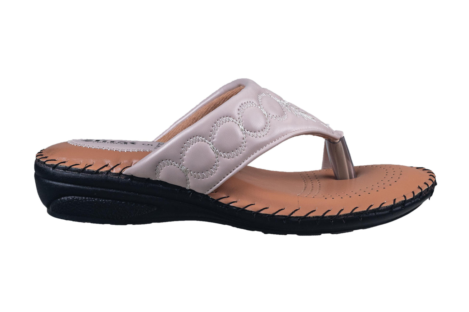Titas Ladies Cream Chappal