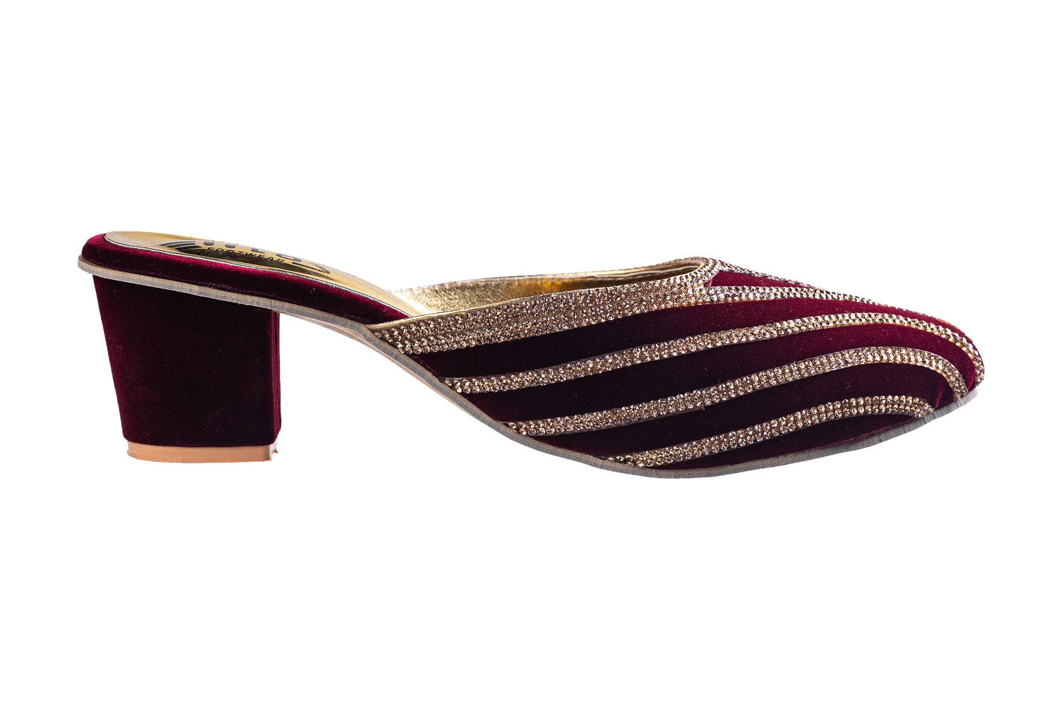 Titas Ladies Maroon Chappal