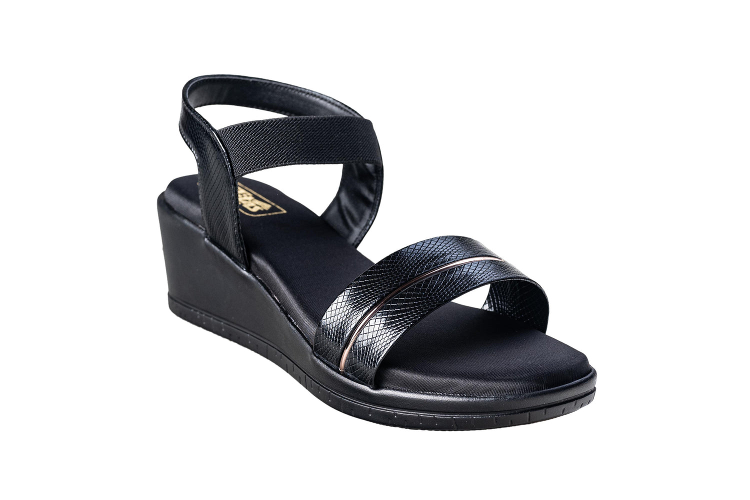 Titas Ladies Black Sandal