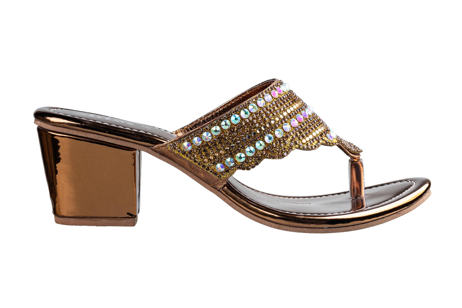 Titas Ladies Copper Wedding Chappal
