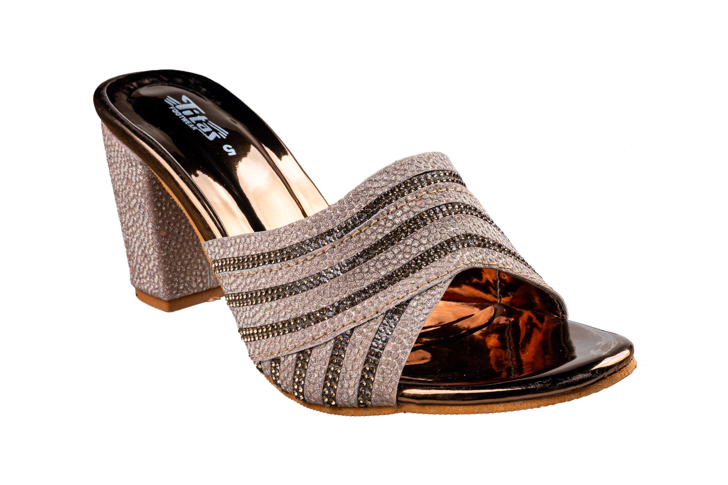 Titas Ladies Copper Wedding Chappal
