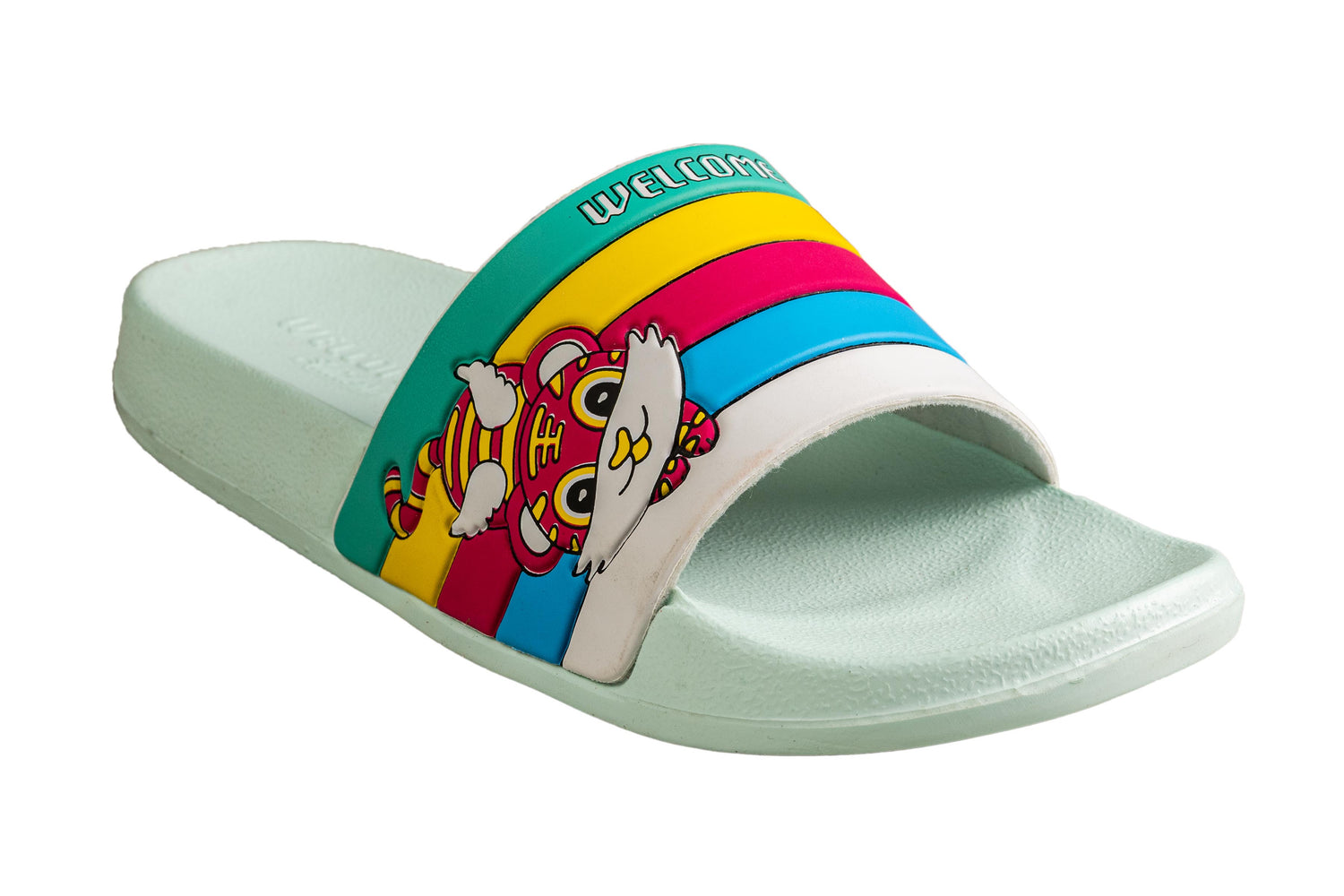 Welcome Boys Aqua Sliders