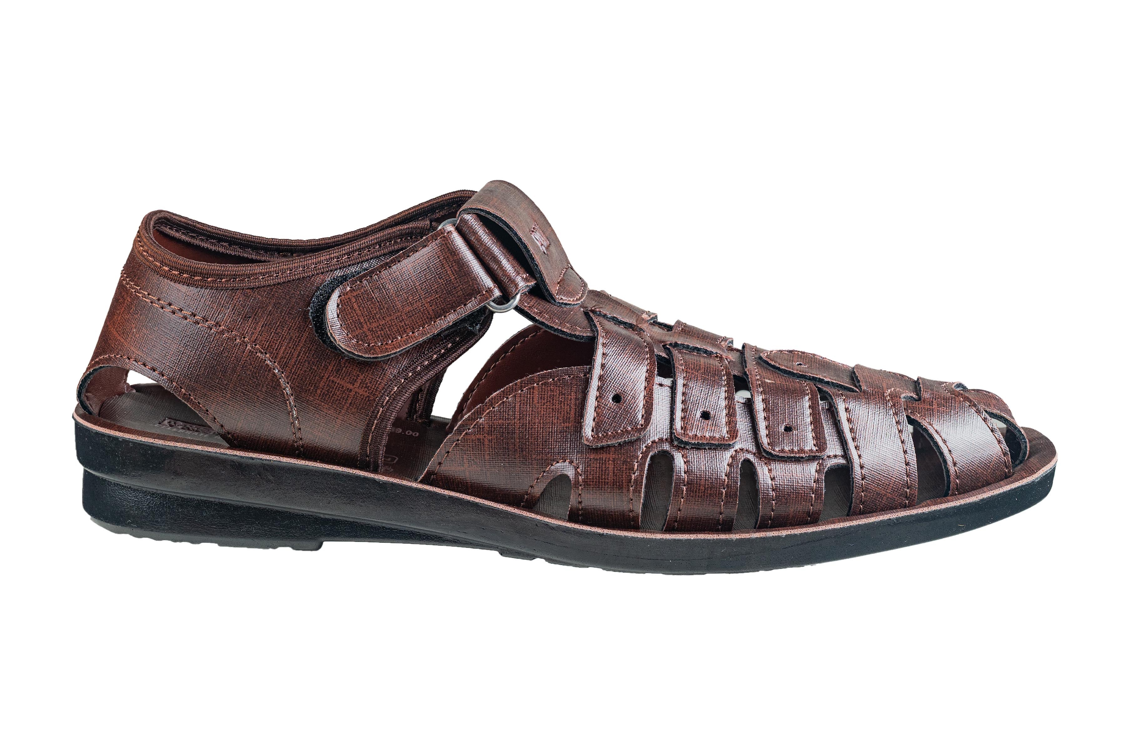 VKC Pride Gents Brown Sandal PU (Gp 4600 A) – Titas Footwear