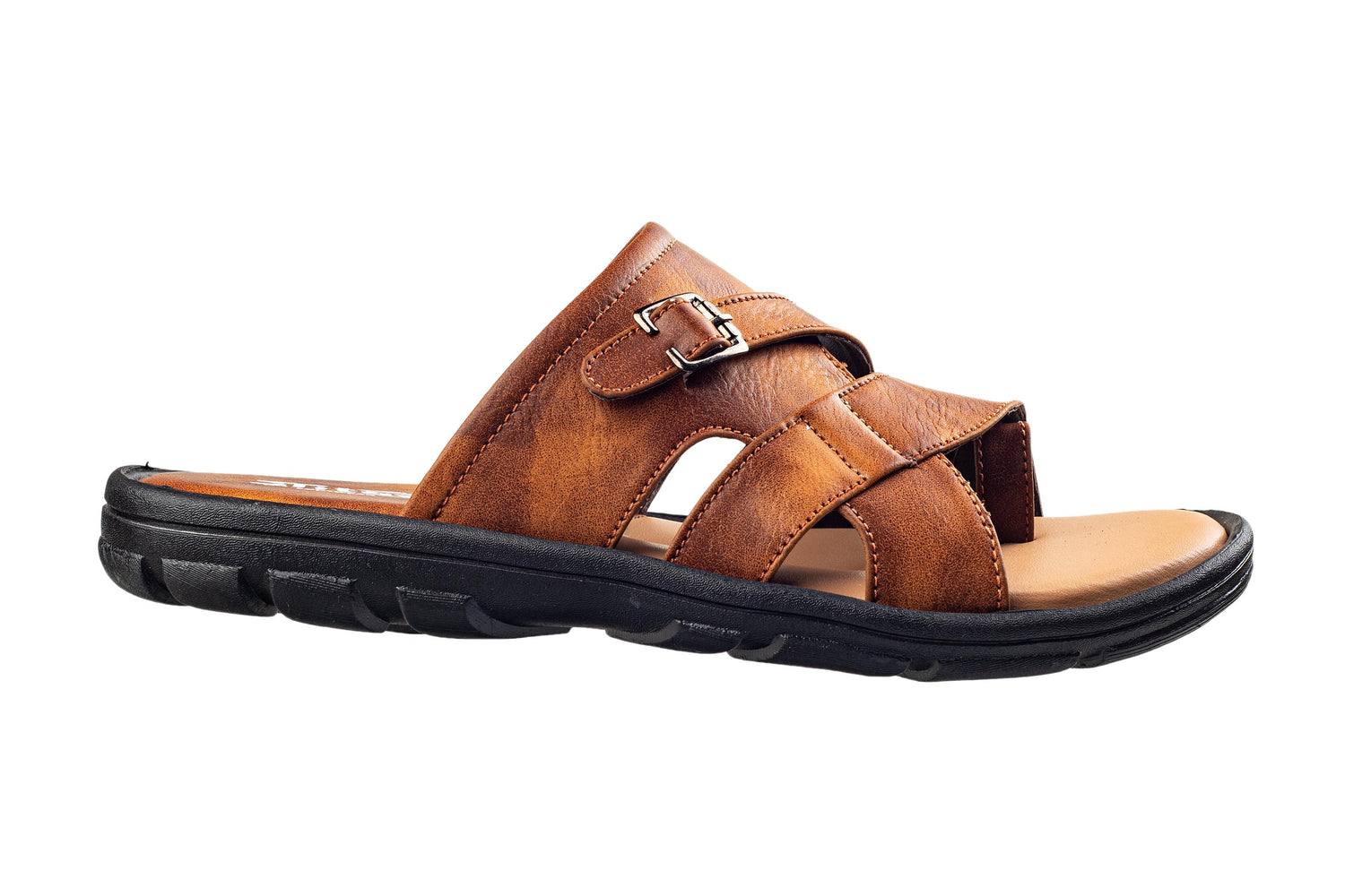 Titas Gents Brown Chappal