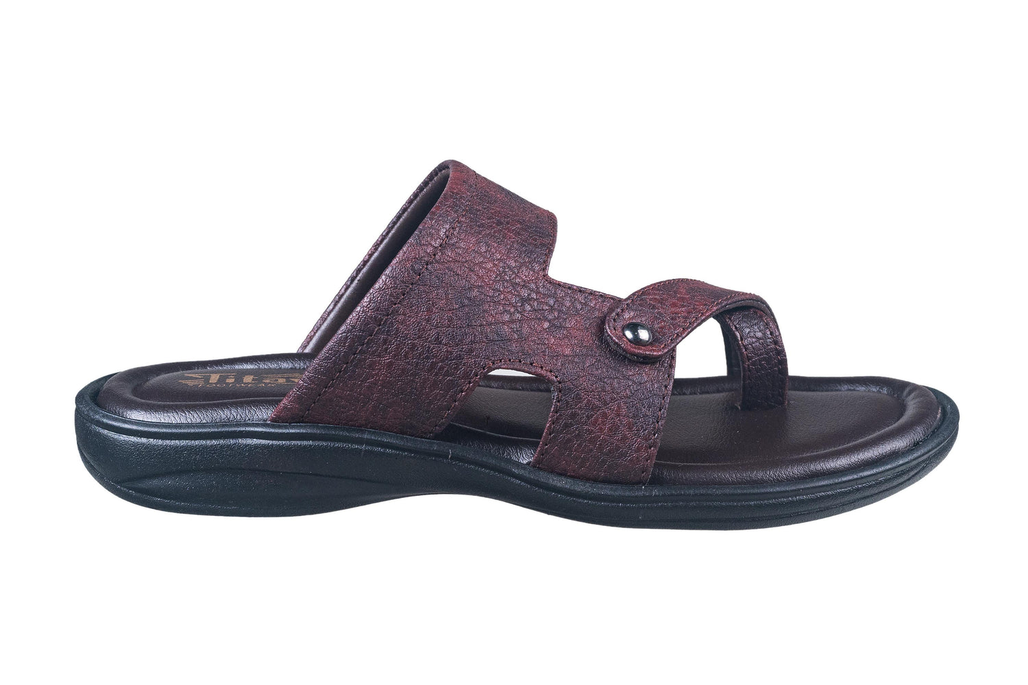 Titas Gents Brown Chappal