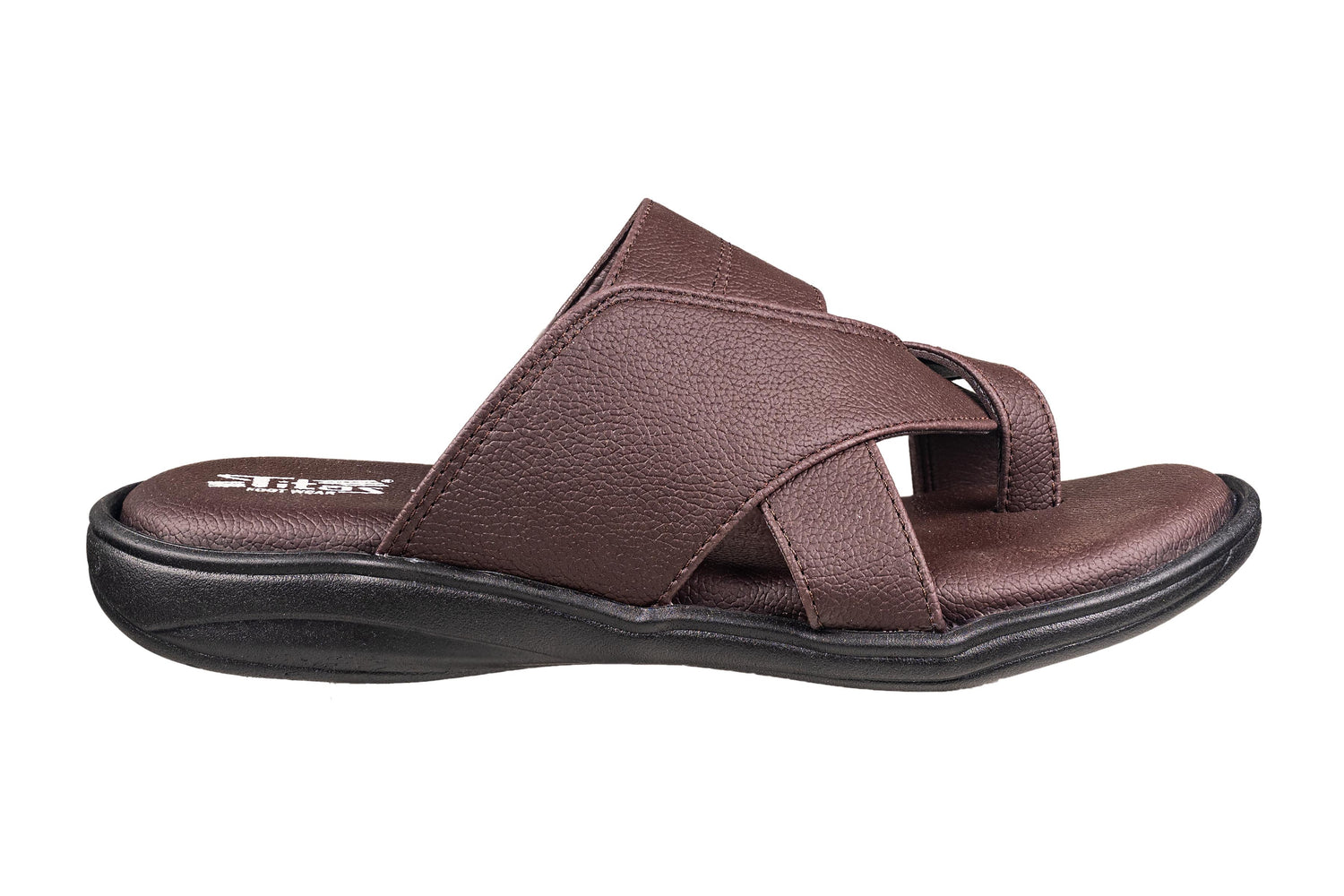 Titas Gents Brown Chappal
