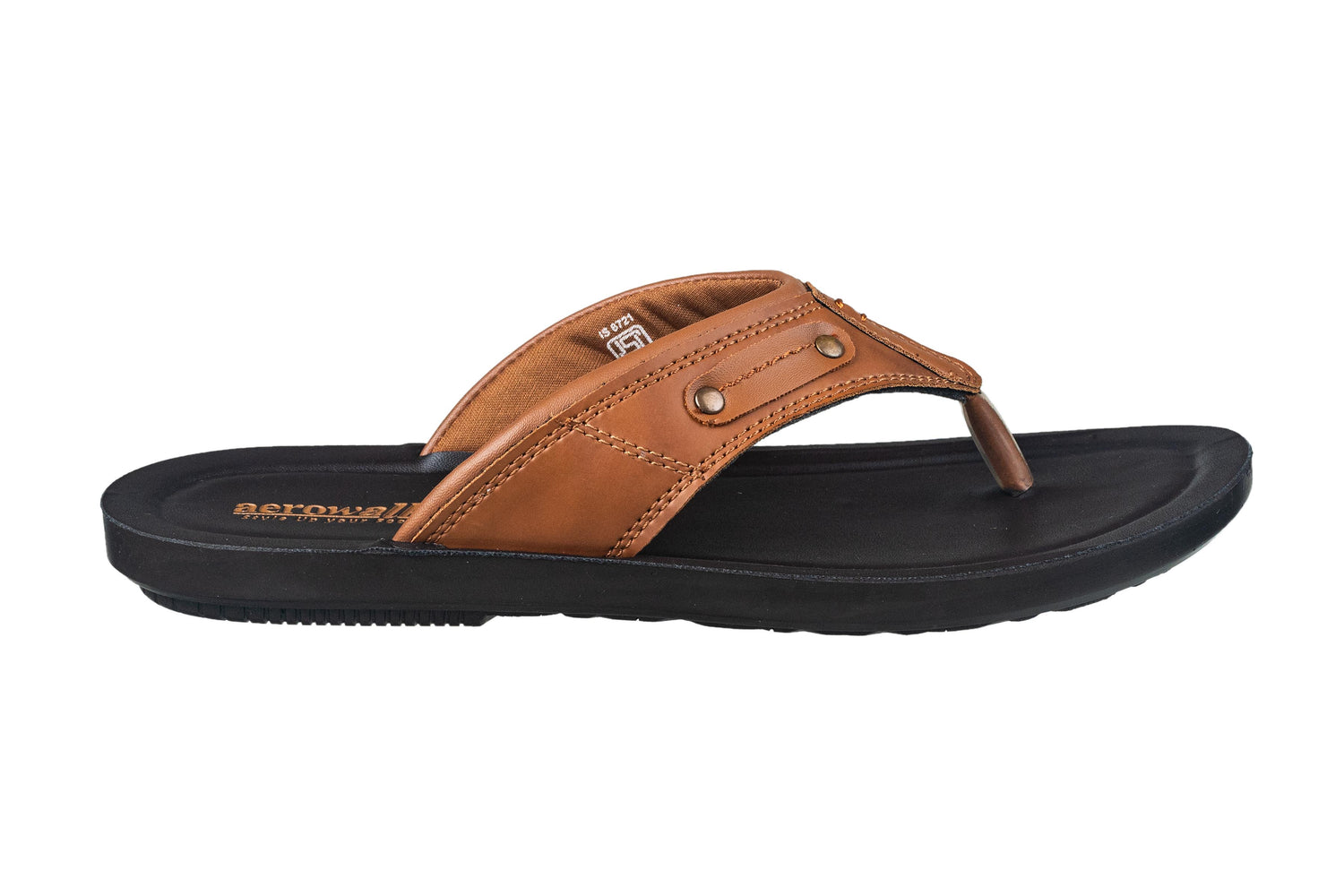 Aerowalk Gents Tan Chappal PU