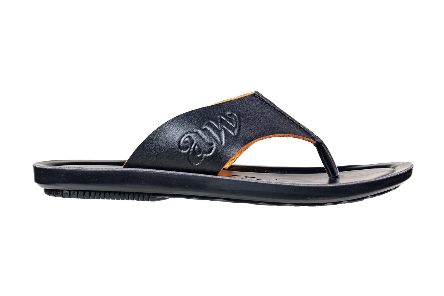 Inblu Gents Black Chappal PU