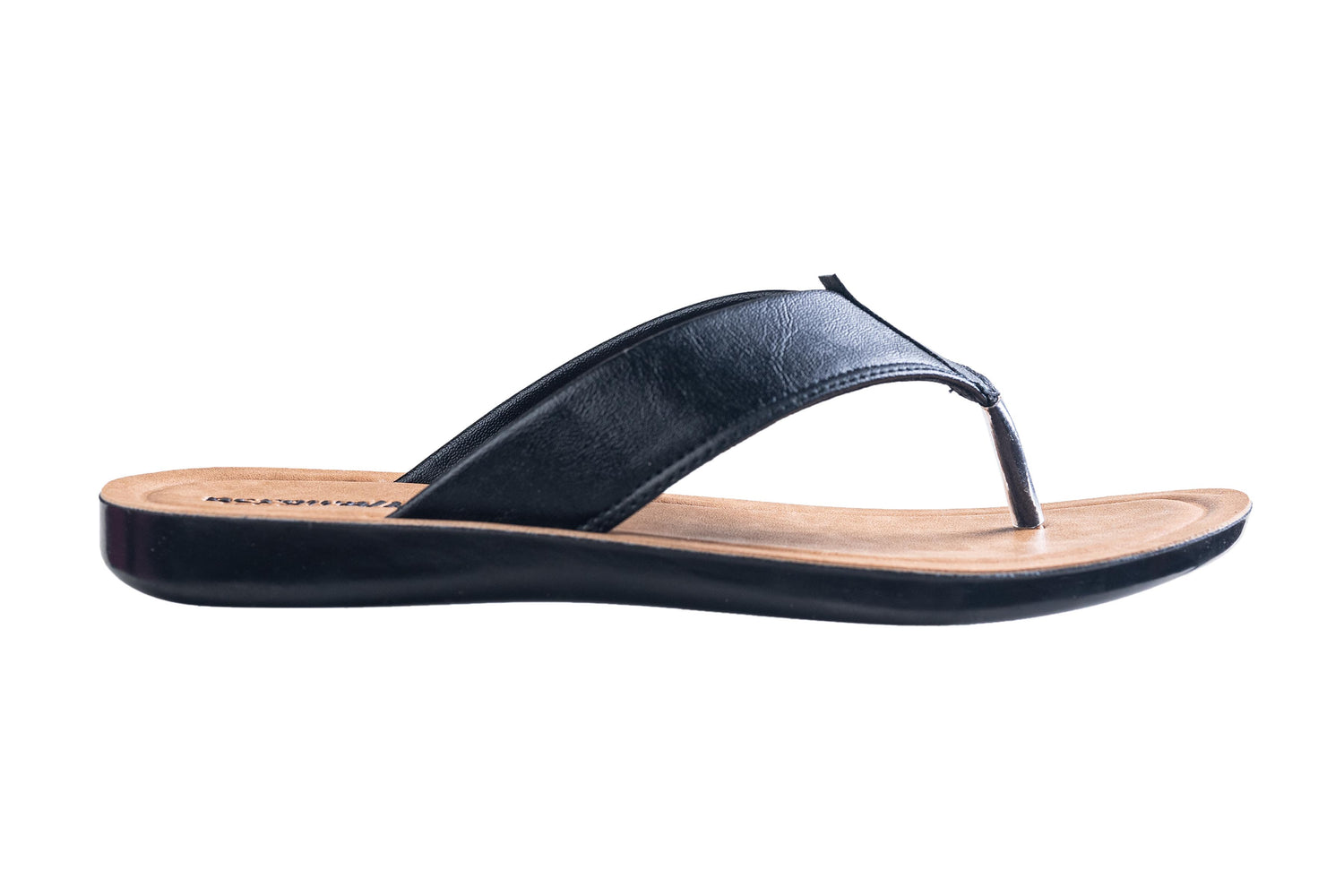 Aerowalk Gents Black Chappal PU