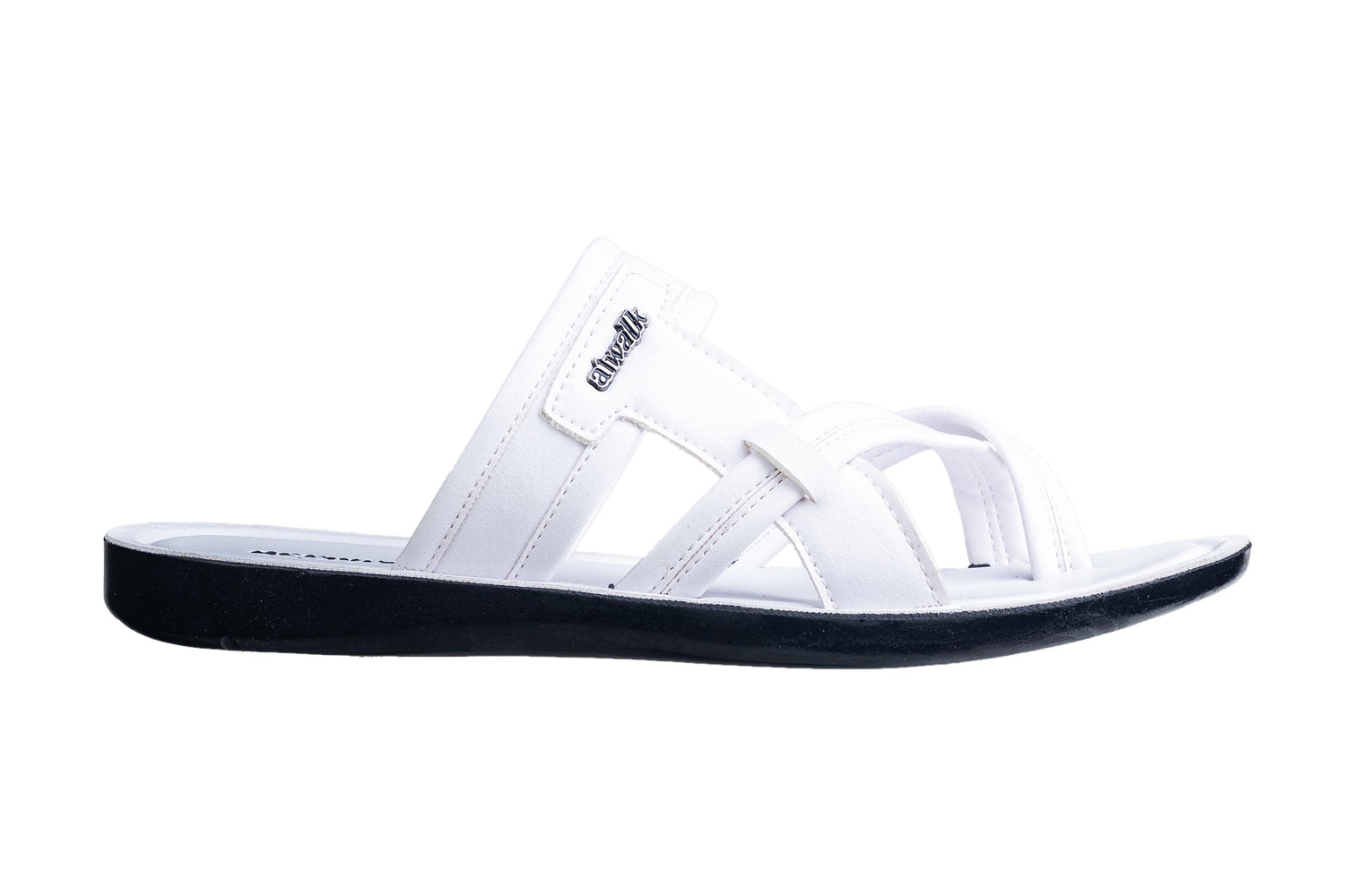 Aerowalk Gents White Chappal PU