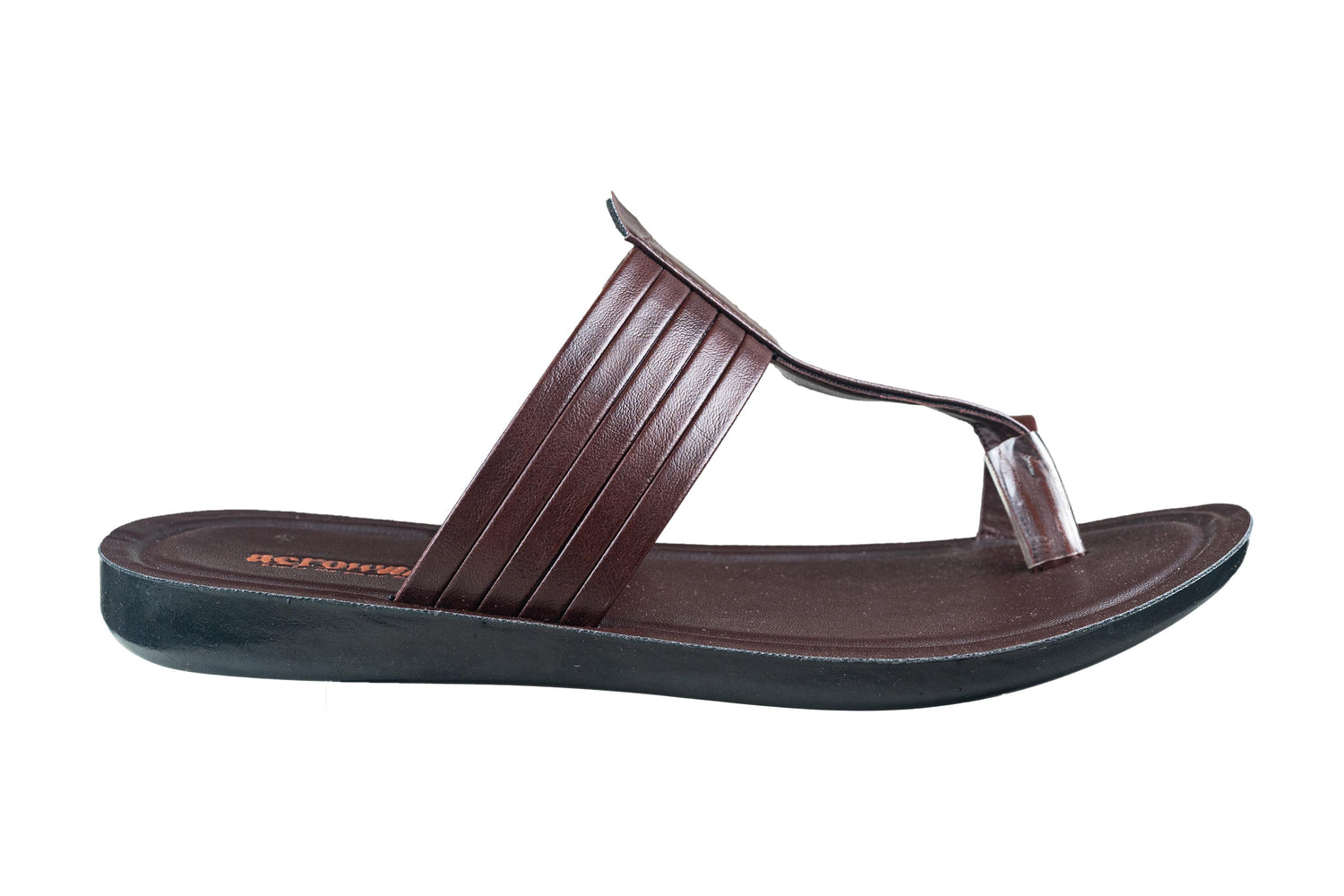 Aerowalk Gents Brown Chappal PU
