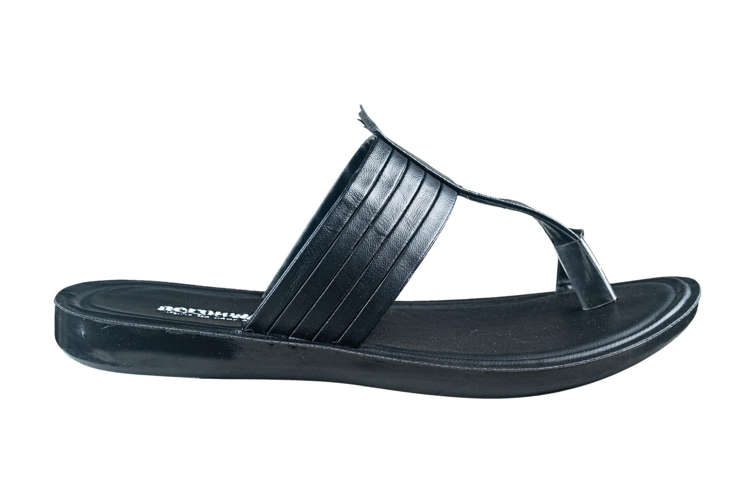 Aerowalk Gents Black Chappal PU