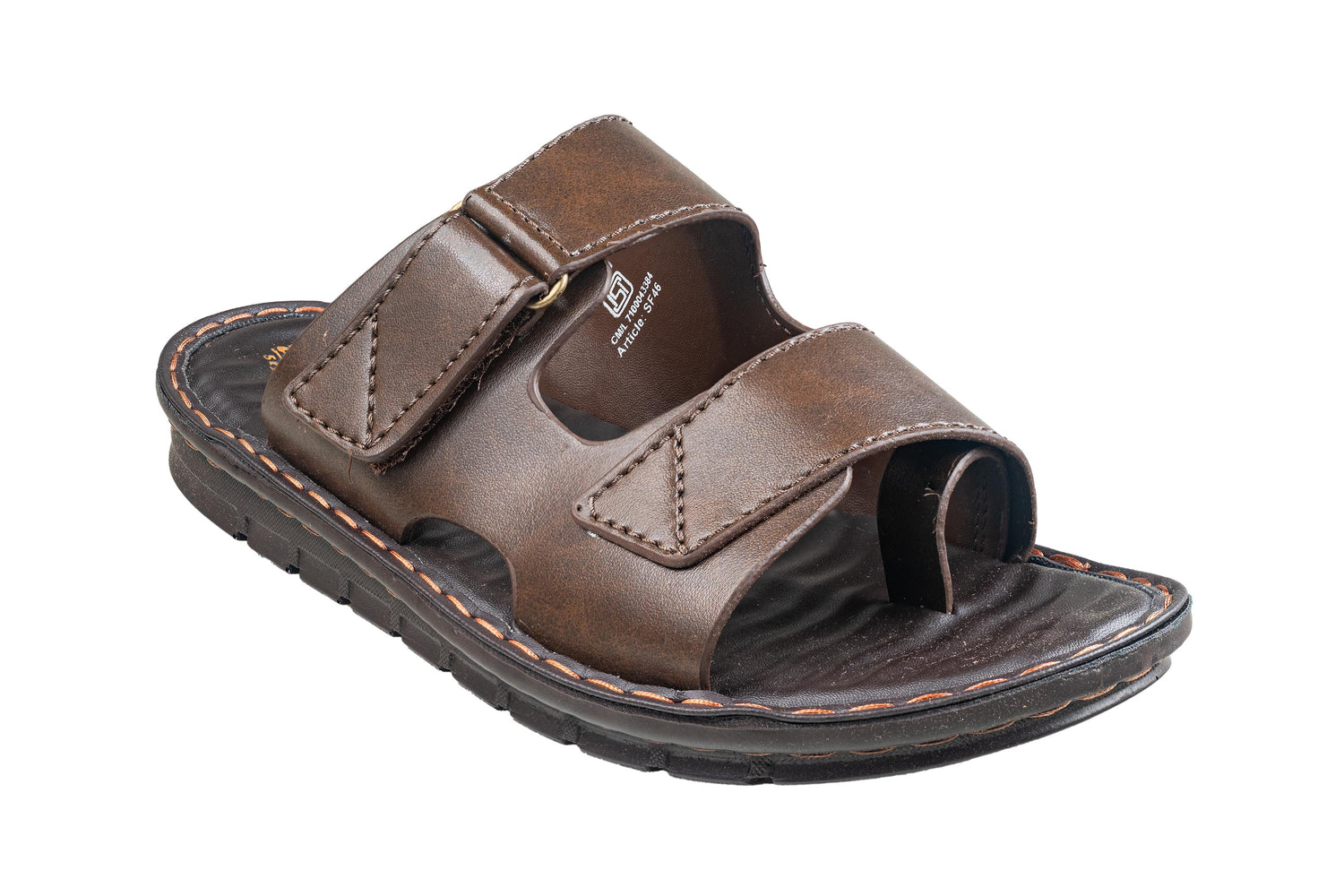 Aerowalk Gents Brown Chappal PU (Gs Pu C Sf 46 B)