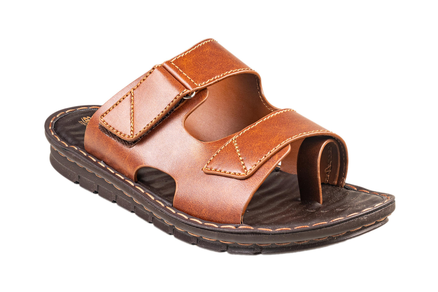Aerowalk Gents Tan Chappal PU (Gs Pu C Sf 46)