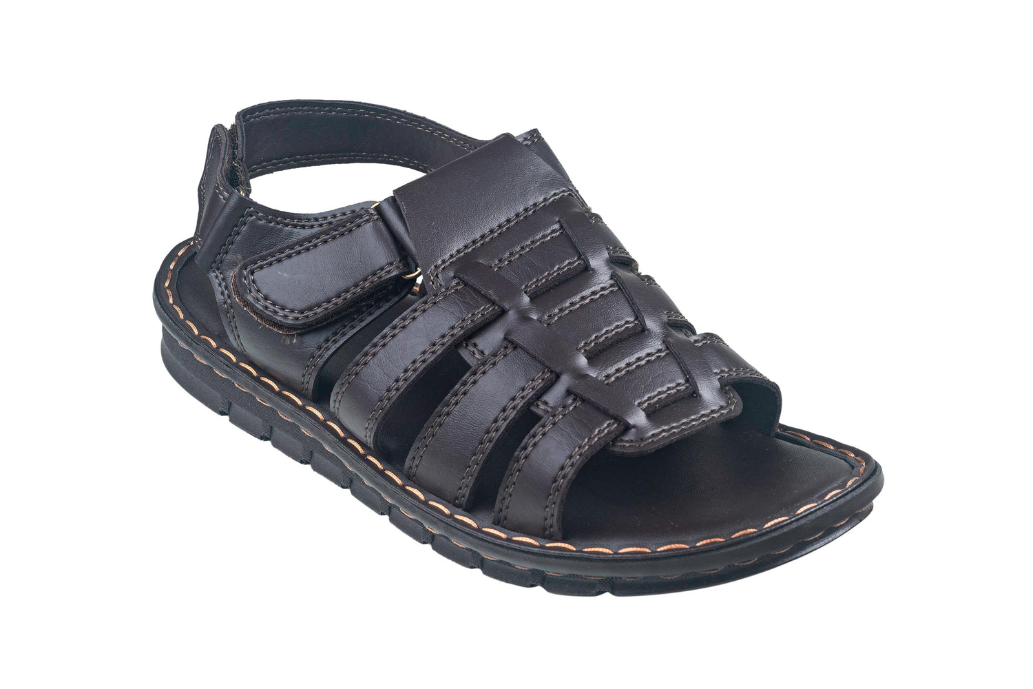 Aerowalk Gents Brown Sandal PU