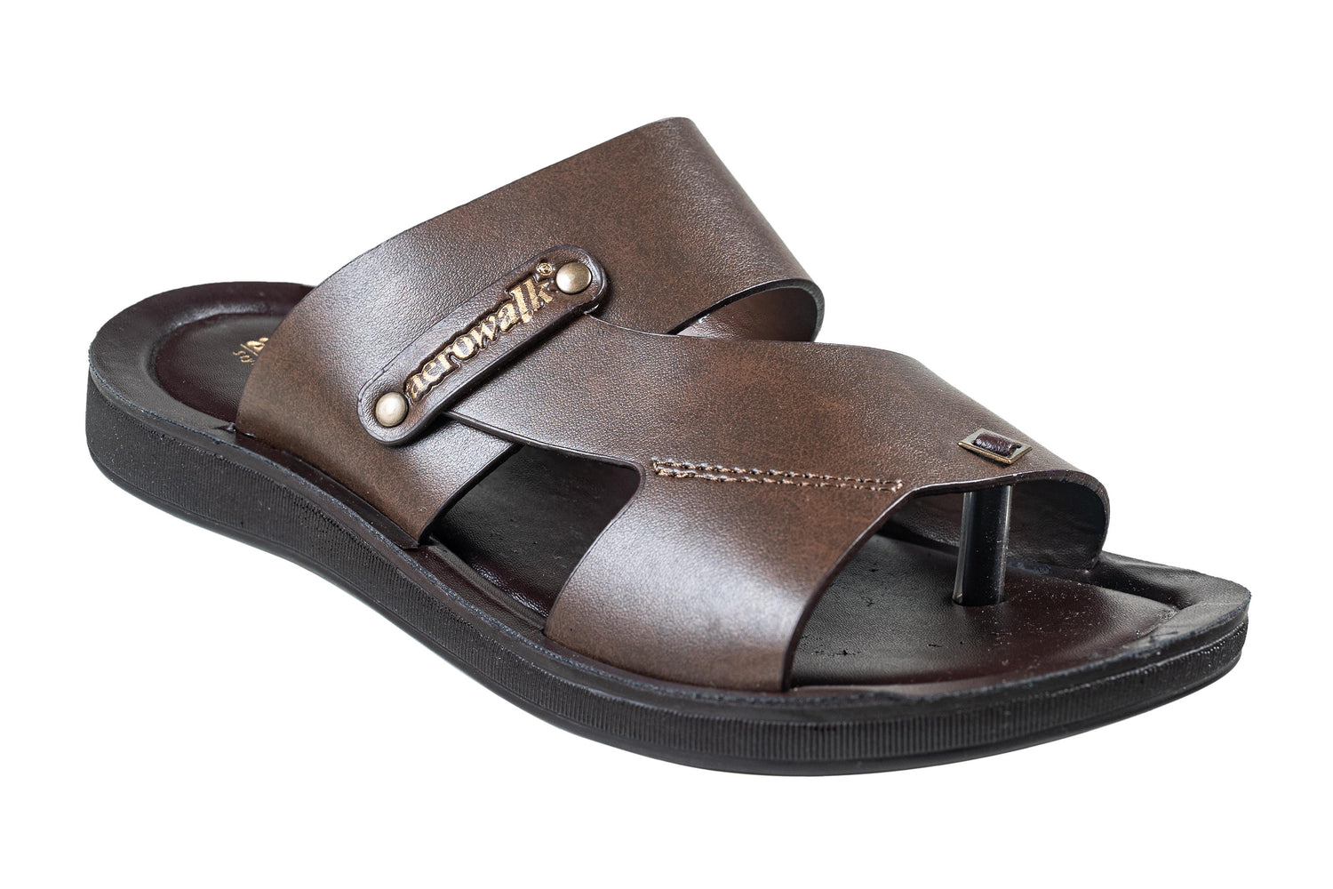 Aerowalk Gents Brown Chappal PU (Gs Pu C Vn 68 A)