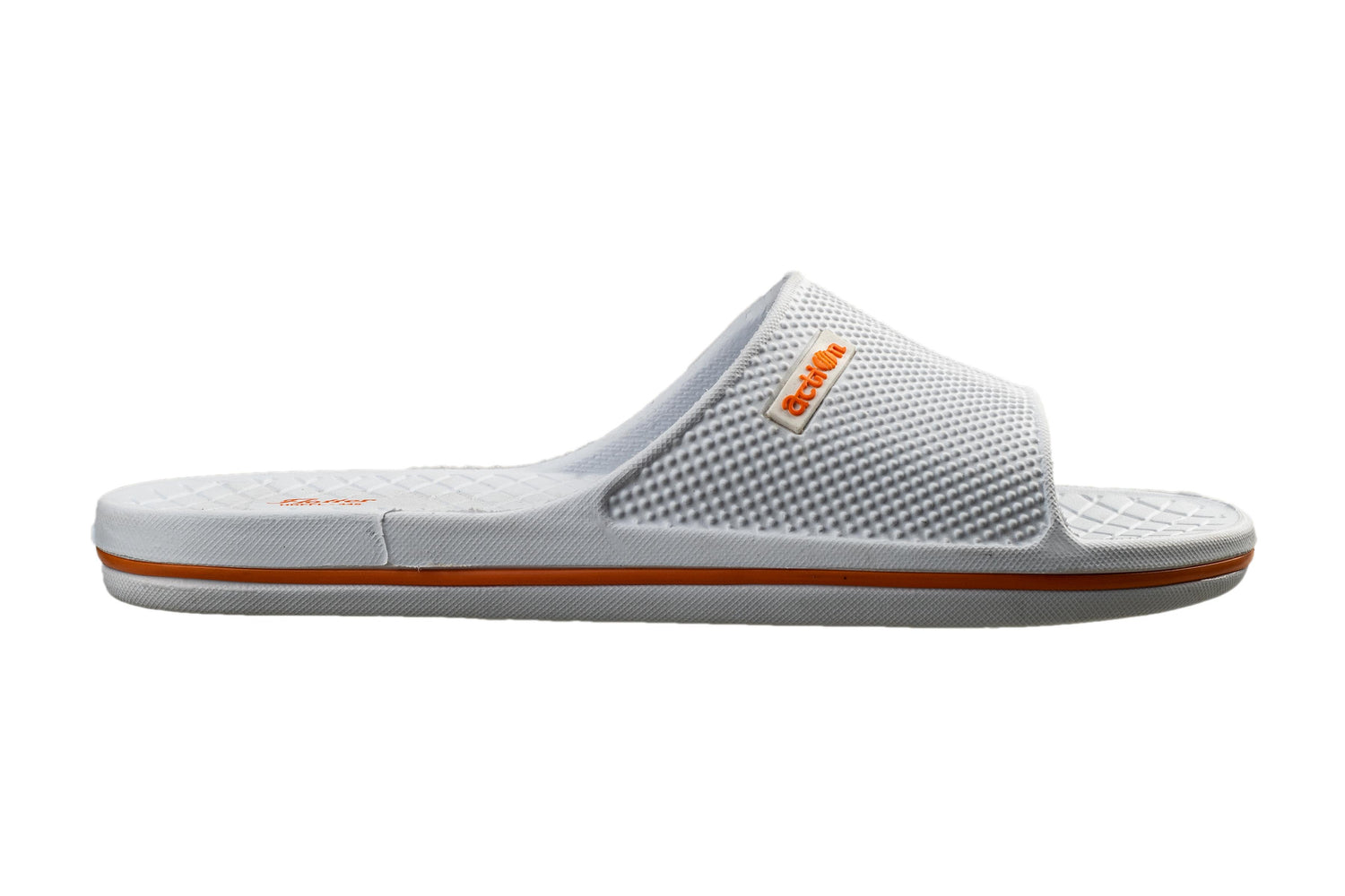 Action Gents White Sliders