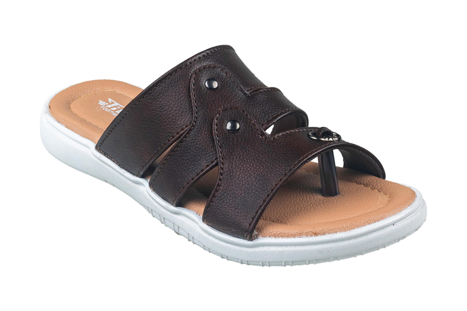 Titas Boys Brown Chappal