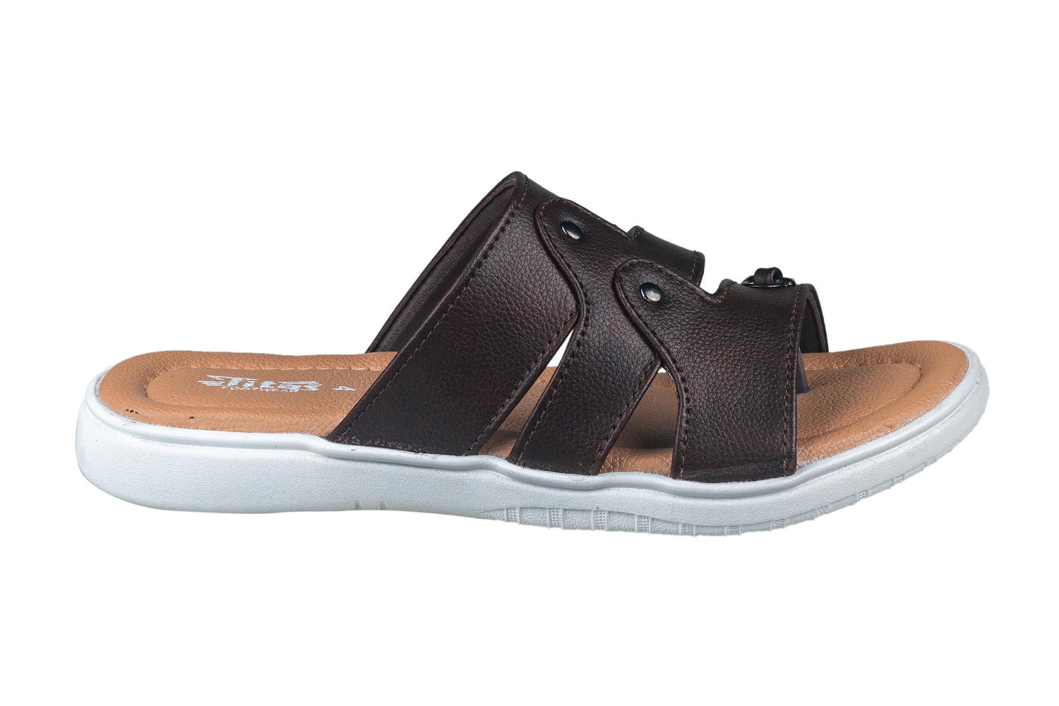 Titas Boys Brown Chappal