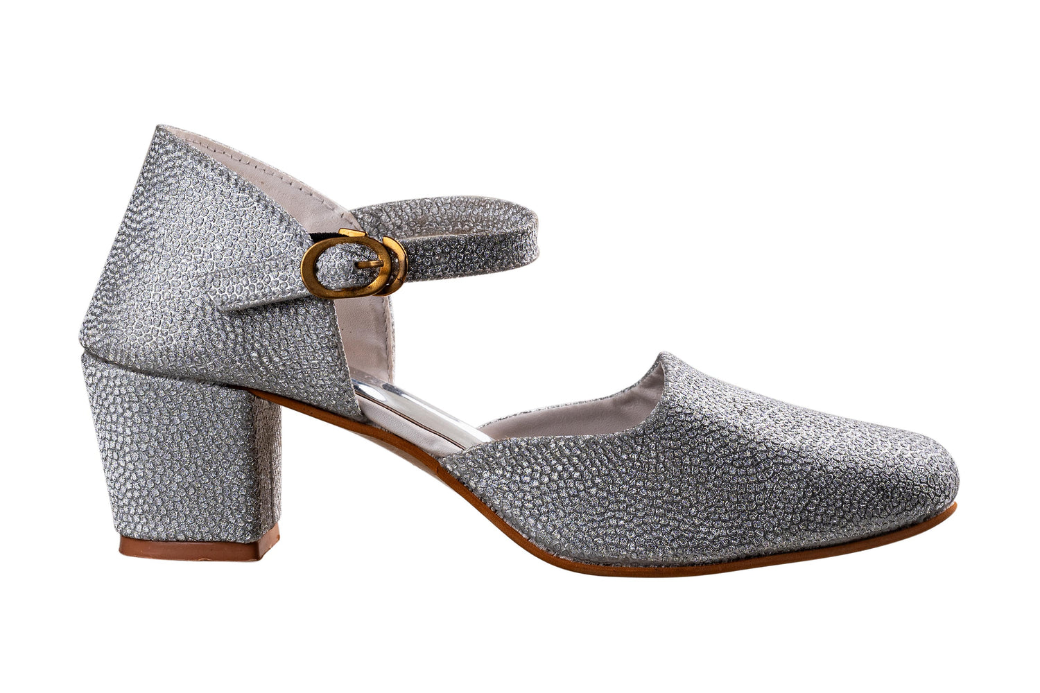 Titas Silver Girls Shoe