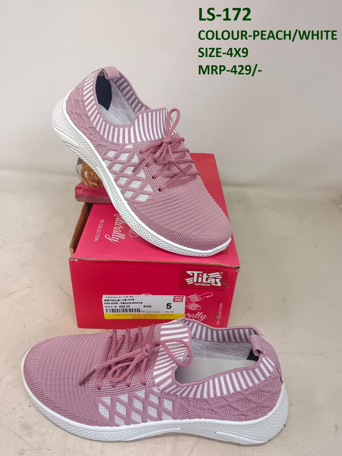 Ls-172 - Peach/White