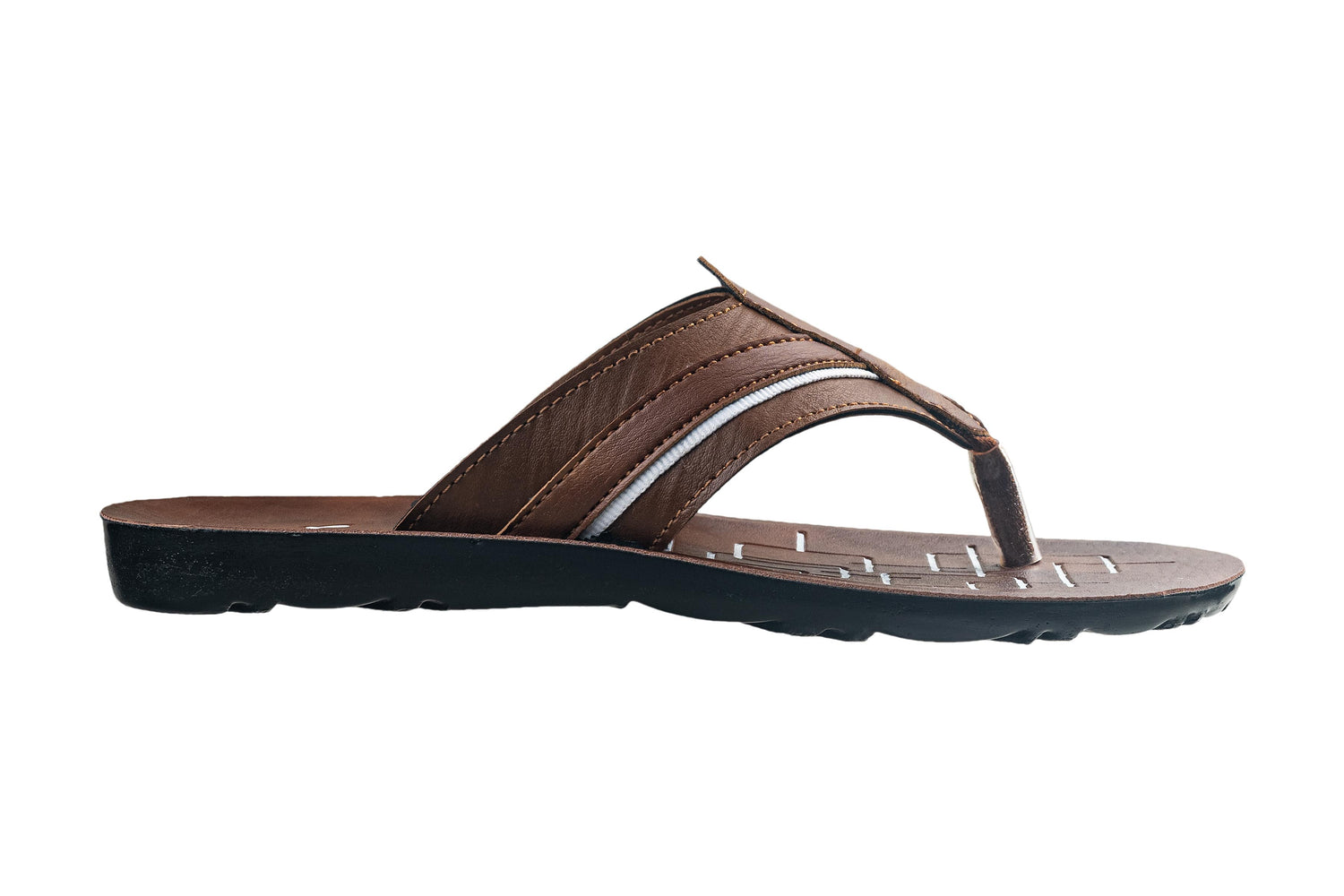 Welcome Gents Tan Chappal PU
