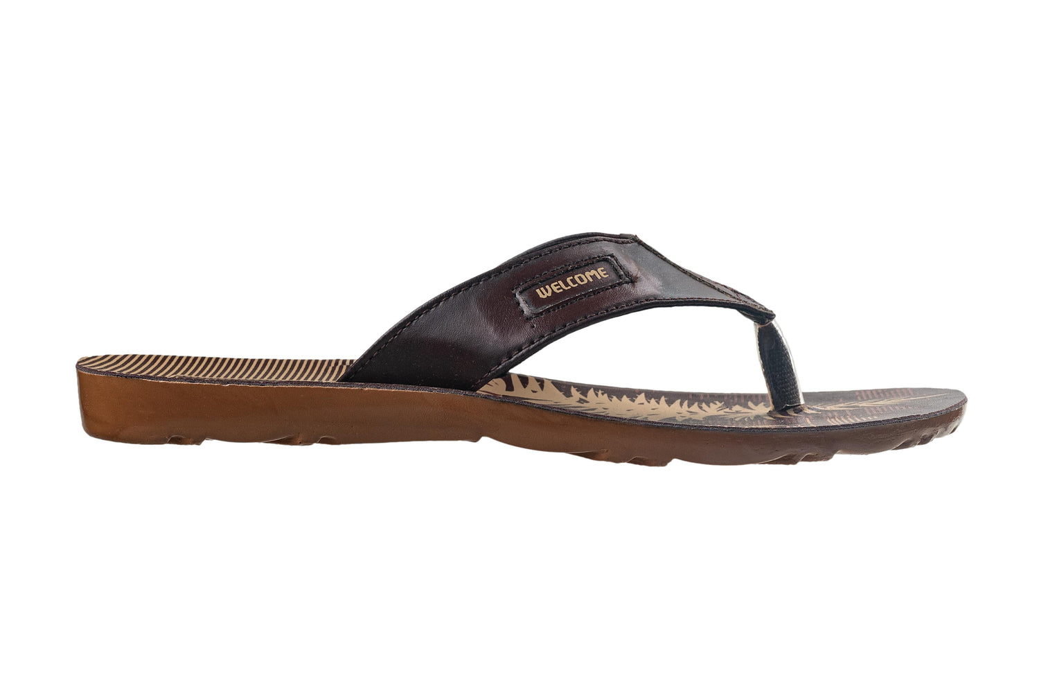 Welcome Gents Brown Chappal PU