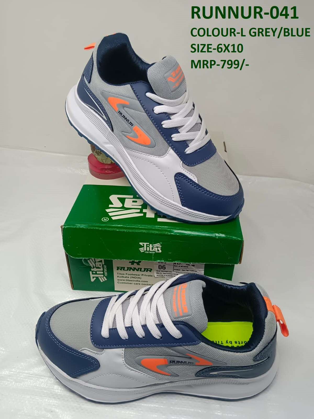 Runnur-041 - L Grey/Blue