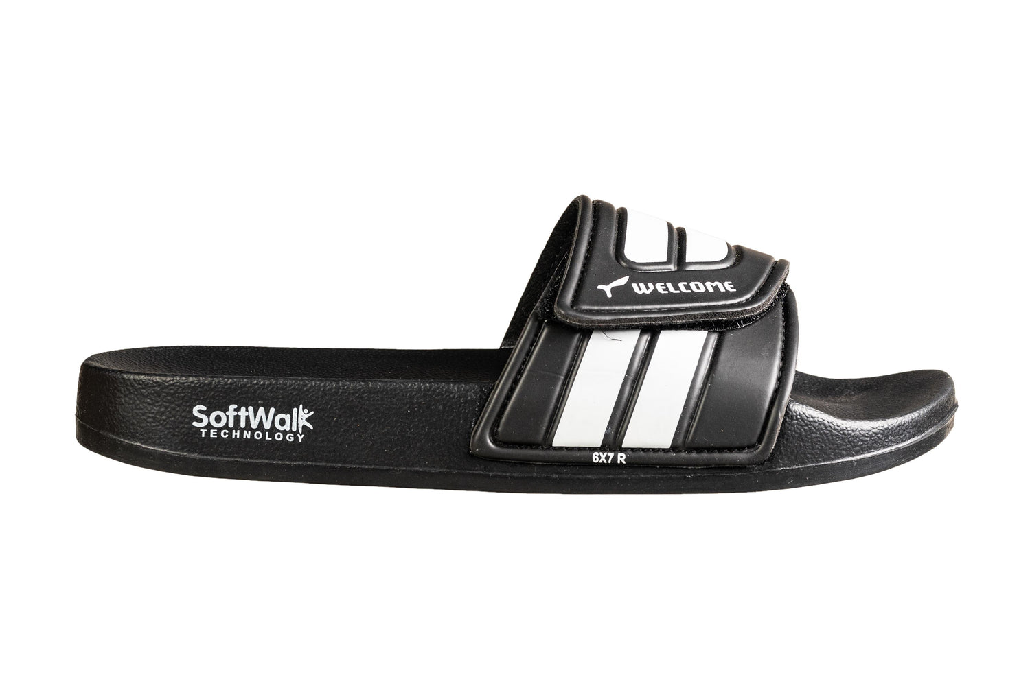 Welcome Gents Black Sliders
