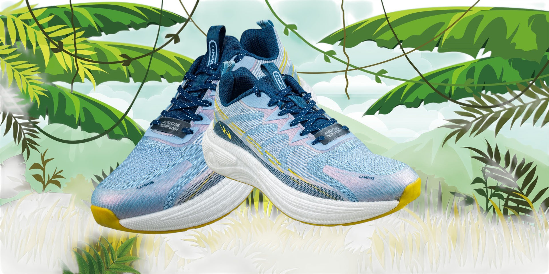 Campus Sky Blue Gents Sports Shoe (Sp 22g 1259) – Titas