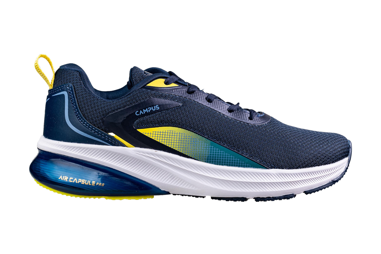 Campus Gents Navy / Lemon Sports Shoe