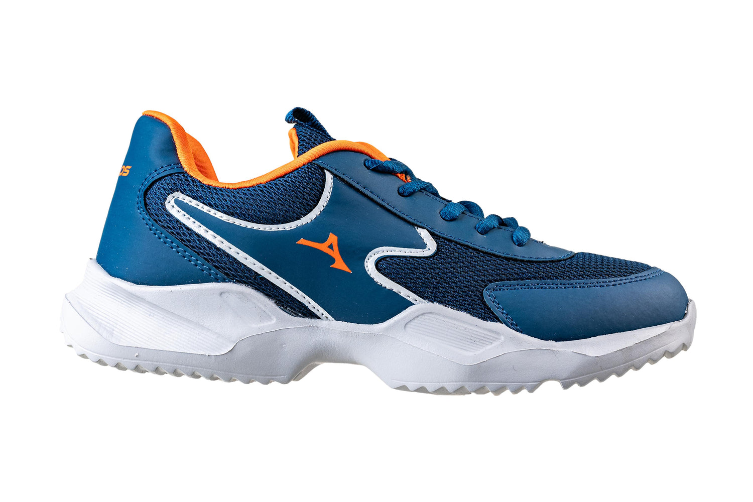 Abros Boys Teal / F. Orange Sports Shoe