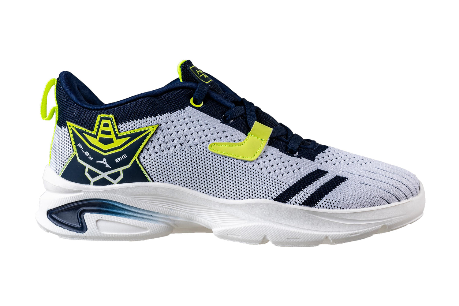 Abros Boys Eng Grey / F. Green Sports Shoe
