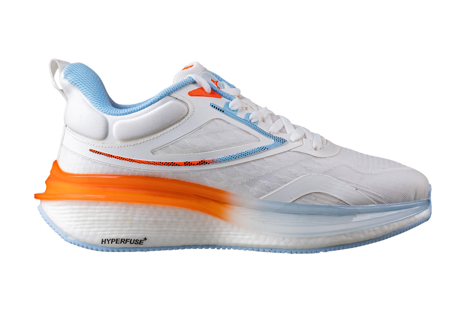 Abros Gents White / Ice Blue Sports Shoe