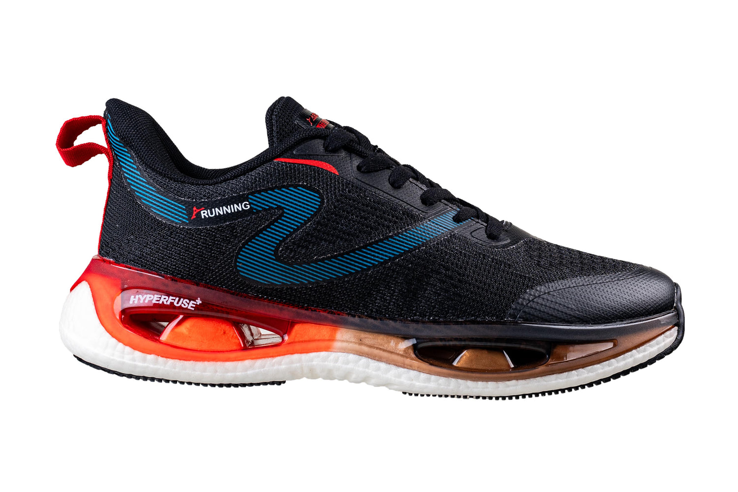 Abros Gents Black / Red Sports Shoe