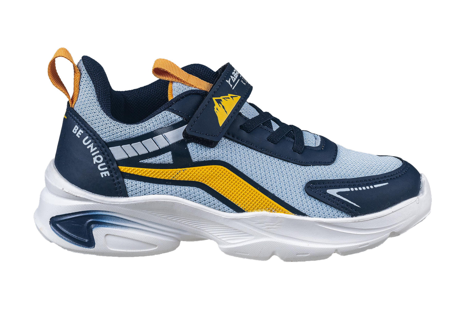 Abros Boys Ice Blue / Navy Sports Shoe