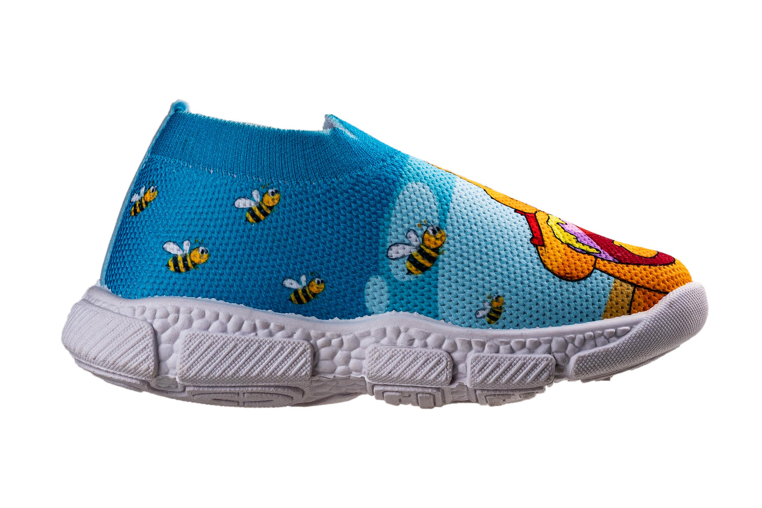 Strap On Children Sky Blue Canvas Shoe